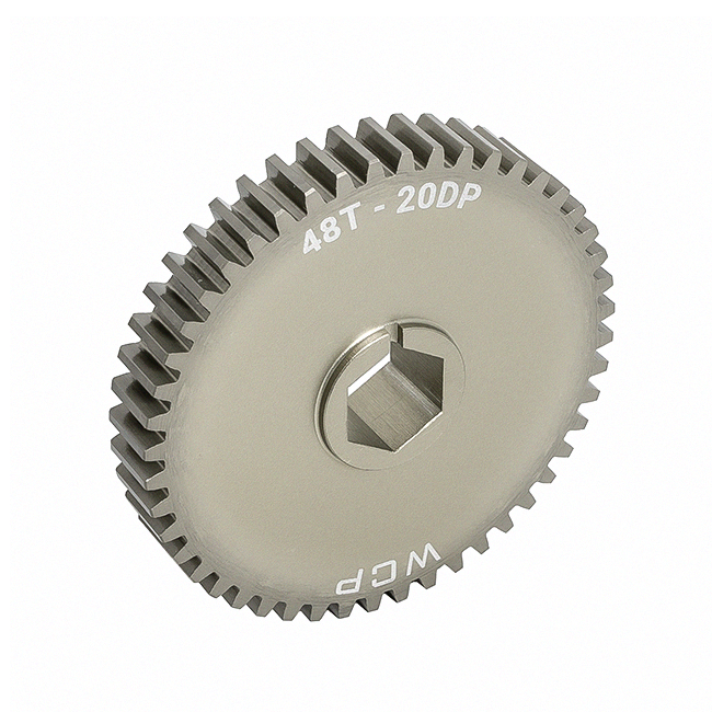 48t Aluminum Spur Gear (20 DP, 1/2" Hex Bore)