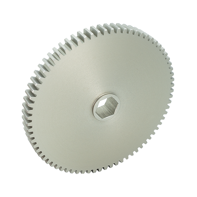 74t Aluminum Spur Gear (20 DP, 1/2" Hex Bore)