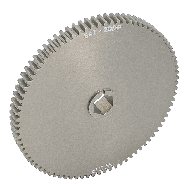 84t Aluminum Spur Gear (20 DP, 1/2" Hex Bore)
