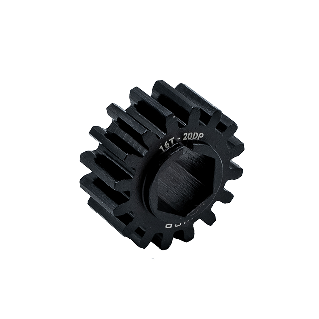 16t Steel Spur Gear (20 DP, 3/8" Hex Bore)