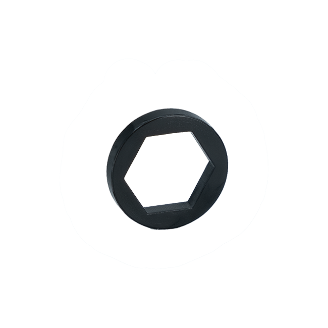 1/8" WD x 1/2" Hex ID x 3/4" OD Plastic Spacer (10-Pack)