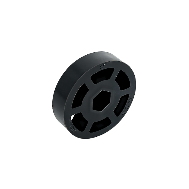 2" OD x 1/2" Wide Straight Flex Wheel (1/2" Hex, 30A)