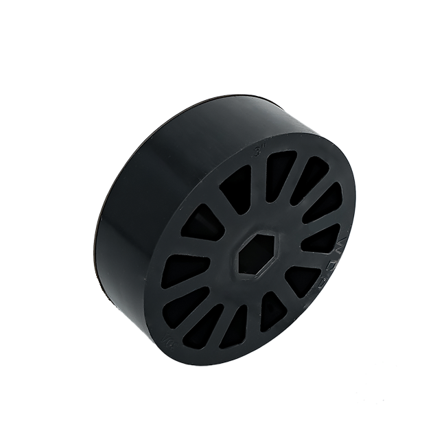 3" OD x 1" Wide Straight Flex Wheel (1/2" Hex, 45A)